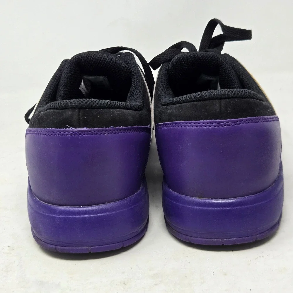 Jordan Nu Retro 1 Low Court Purple‎ Black White DV5141-105 Mens Size 10